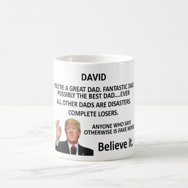 Taza De Café Eres un gran papá todos los demás papá son desastr (Centro)
