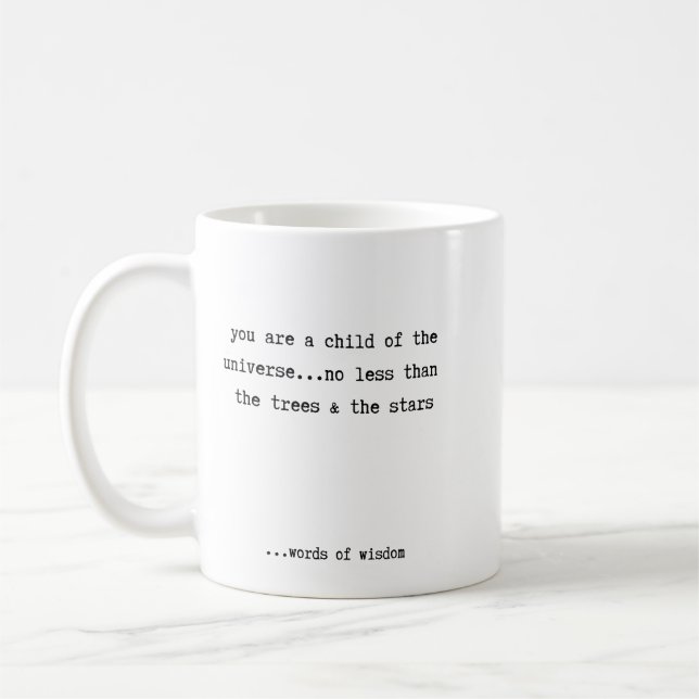 Taza De Café Eres un niño del universo (Izquierda)