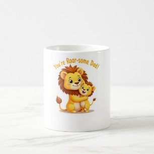 Taza De Café Eres un papá loco, Mug 🦁 café de león.