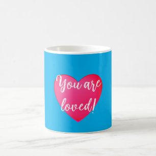 Taza De Café Eres un tazón azul querido