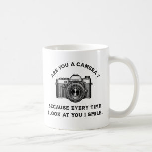 Taza De Café ¿Eres una cámara? Porque cada vez que te miro