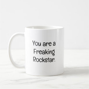 Taza De Café Eres una estrella de rock