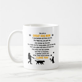Taza De Café Eres Una Gran Madre De Perro. Perro Cute