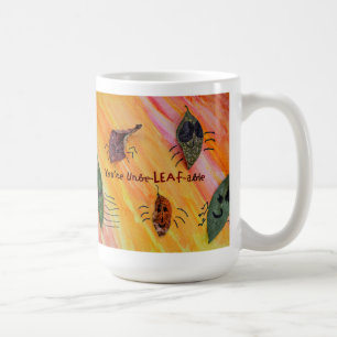 Taza De Café Eres UnbeLEAFable - Arte infantil para CHOC