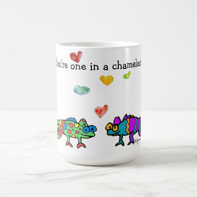 Taza De Café ¡Eres único como un camaleón! (Centro)