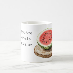 Taza De Café Eres uno en un melón