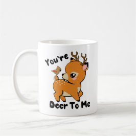 Taza De Café Eres venado conmigo Mug - Pájaro macho venado