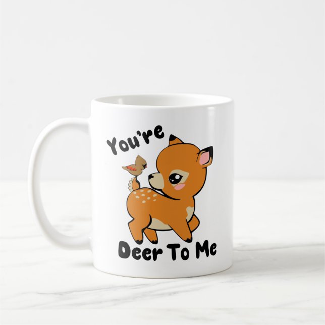 Taza De Café Eres venado para mí Mug - ambas mujeres (Izquierda)