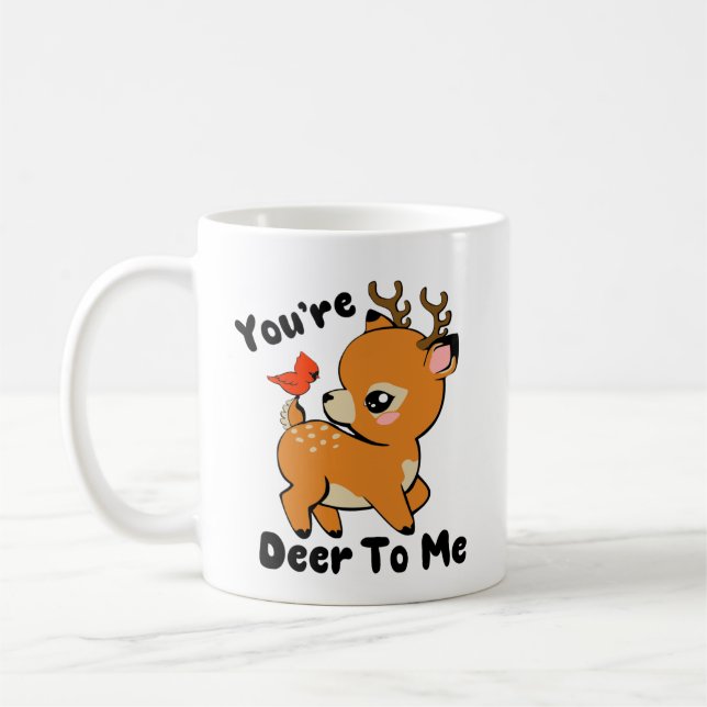 Taza De Café Eres venado para mí Mug - ambos hombres (Izquierda)
