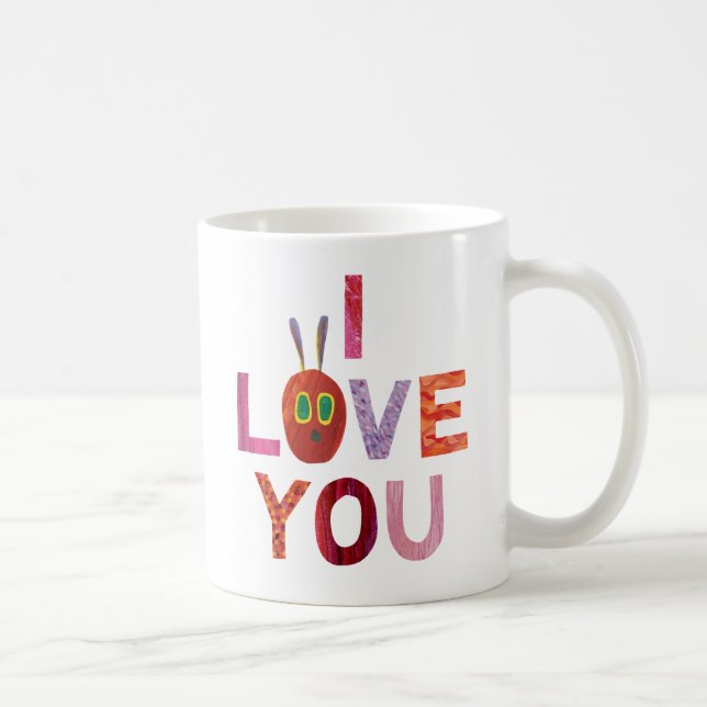 Taza De Café Eric Carle | Caterpillar te amo (Derecha)