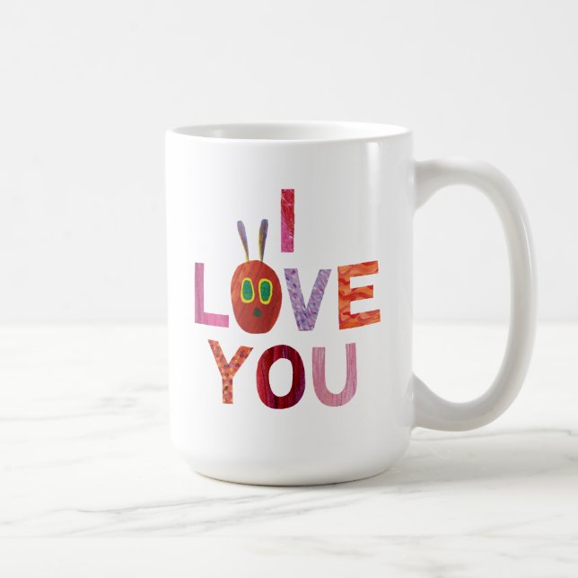 Taza De Café Eric Carle | Caterpillar te amo (Derecha)