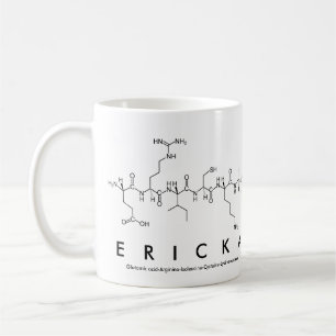 Taza De Café Ericka peptide nombre mug