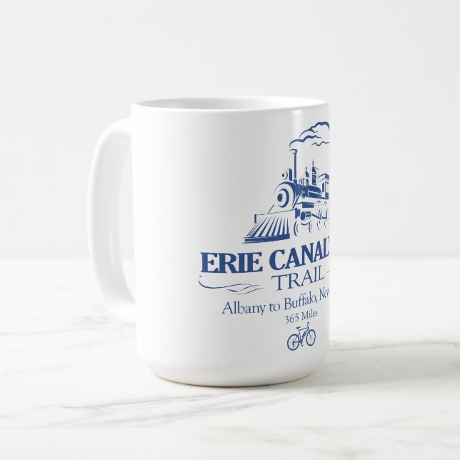 Taza De Café Erie Canalway Trail (RT) (Anverso izquierdo)