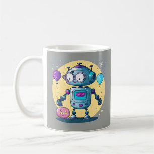 Taza De Café Erik, el robot brillante