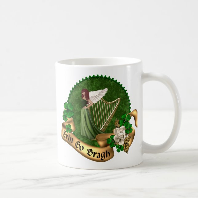 Taza De Café Erin va irlandés de Bragh (Derecha)