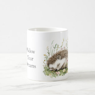 Taza De Café Erizo de Flor Soñadora
