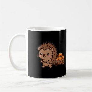 Taza De Café Erizo de Halloween del Vagón de Calabaza
