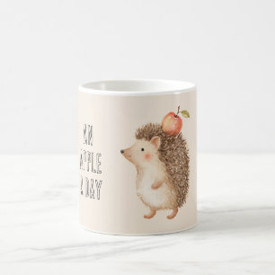 Taza De Café Erizo De Una Manzana Al Día