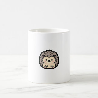 Taza De Café Erizo Pequeño – Ilustración Kawaii Adorable