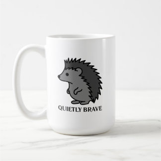 Taza De Café Erizo Valiente