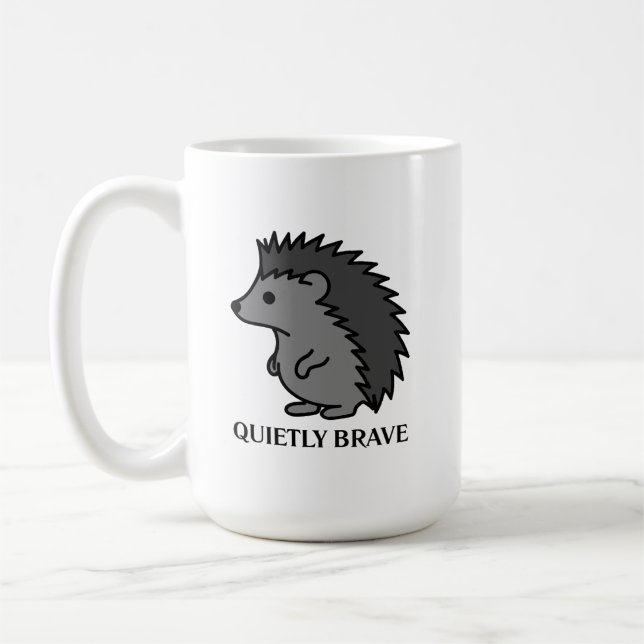 Taza De Café Erizo Valiente (Izquierda)