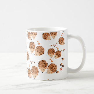 Taza De Café erizos en otoño