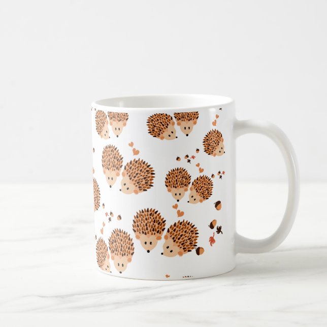 Taza De Café erizos en otoño (Derecha)