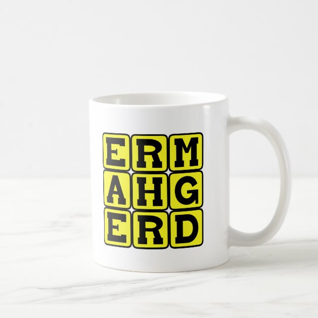 Taza De Café Ermahgerd, Meme de Internet (Derecha)