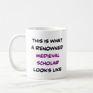 Taza De Café erudito medieval, renombrado