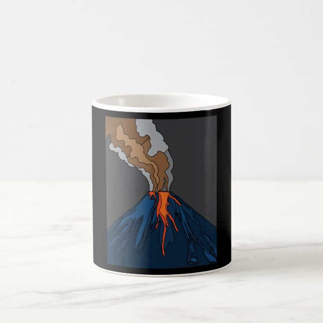 Taza De Café Erupción volcánica erupción del volcán Lava (Centro)
