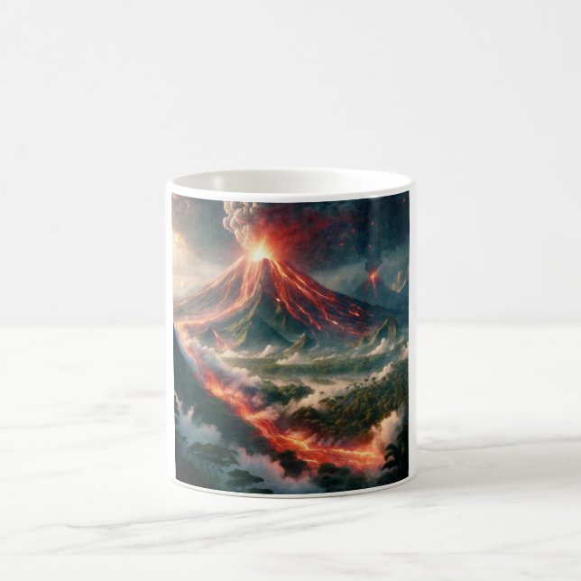 Taza De Café Erupciones volcánicas (Centro)