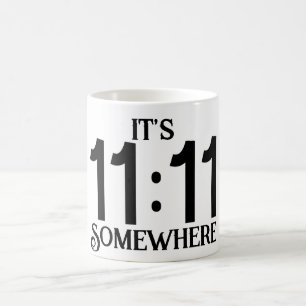 Taza De Café Es 11:11 Numerología del Número de Manifestación e