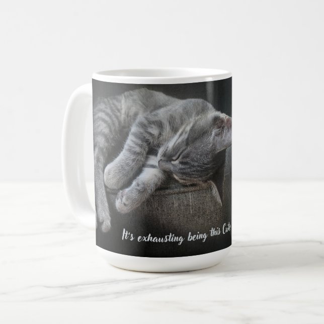 Taza De Café Es agotador ser tan lindo (Anverso izquierdo)