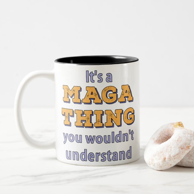 Taza De Café Es algo maga que no entenderías (Con donut)