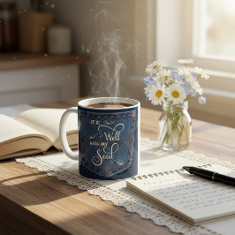 Taza De Café Es bien bolsillo de mezclilla