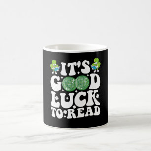 Taza De Café Es buena suerte leer bola de discoteca del día de