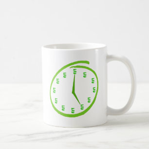Taza De Café Es cinco en punto en alguna parte