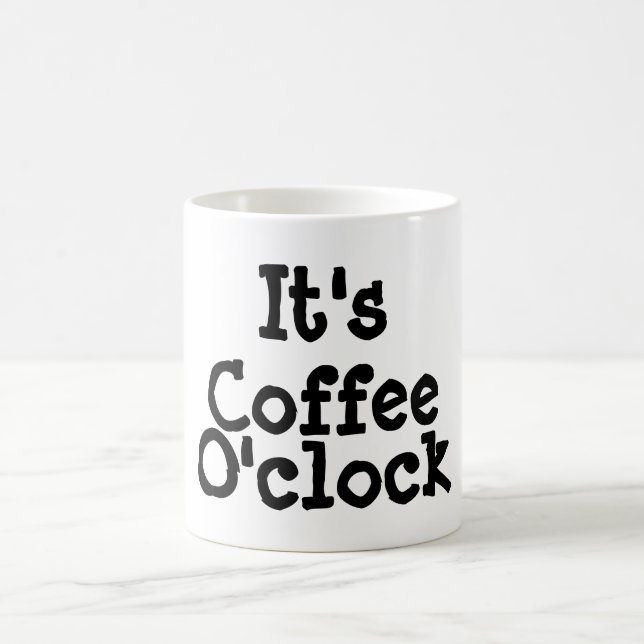 Taza De Café Es Coffee O'clock Mug (Centro)
