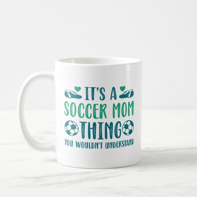 Taza De Café Es cosa de mamá futbolera (Izquierda)