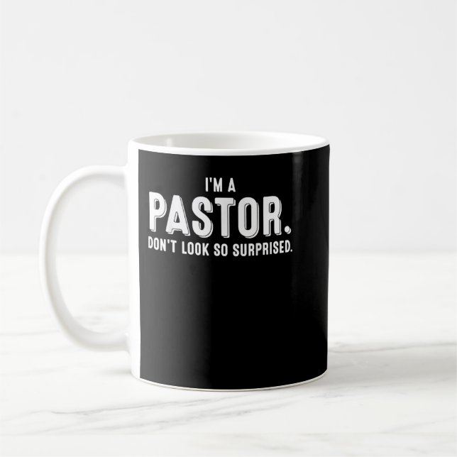 Taza De Café Es curioso que sea un regalo pastor para los sacer (Izquierda)