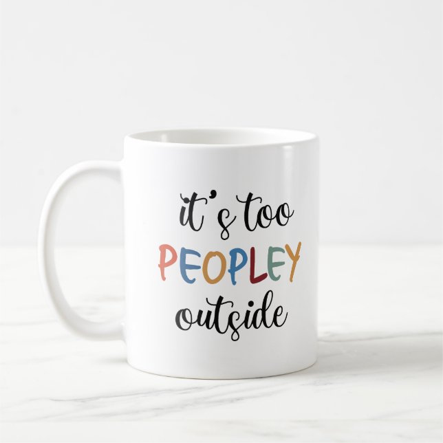 Taza De Café Es demasiado atraco, un regalo gracioso para ella. (Izquierda)