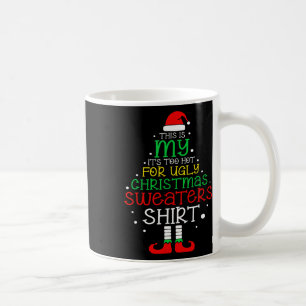 Taza De Café Es demasiado caliente para divertirse en Navidad f