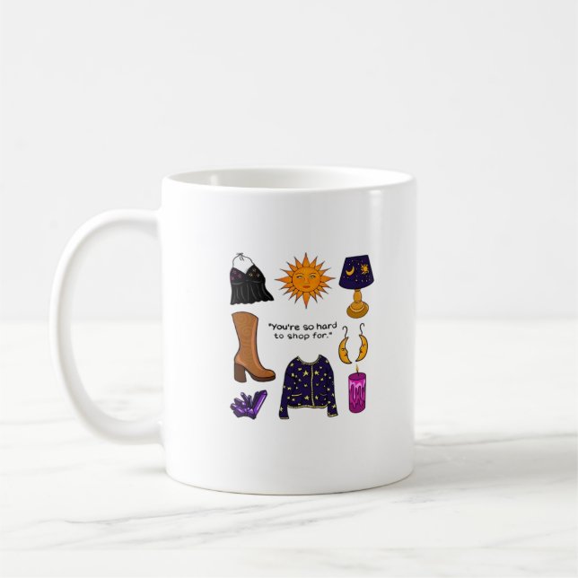 Taza De Café Es Difícil Comprar Classi Estético Whimsigoth (Izquierda)