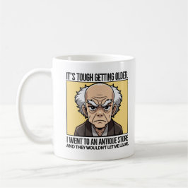 Taza De Café Es difícil envejecer.