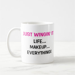 Taza De Café Es divertido maquillar camisetas de mujeres