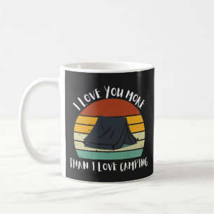 Taza De Café Es Divertido Que Te Amo Más Que A Camping
