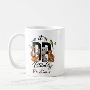 Taza De Café Es Dr. En realidad Animales Día Divertido del Mé