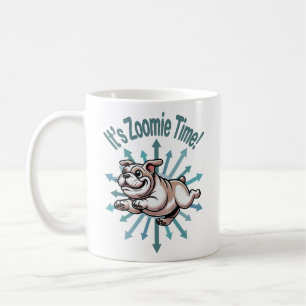 Taza De Café Es el Bulldog del tiempo de Zoomie