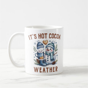 Taza De Café Es el clima del chocolate caliente Navideño del mu