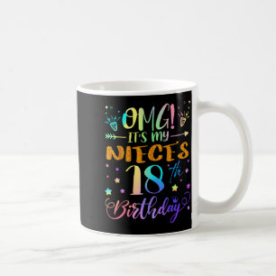 Taza De Café Es el cumpleaños número 18 de mi sobrina Dulces 18